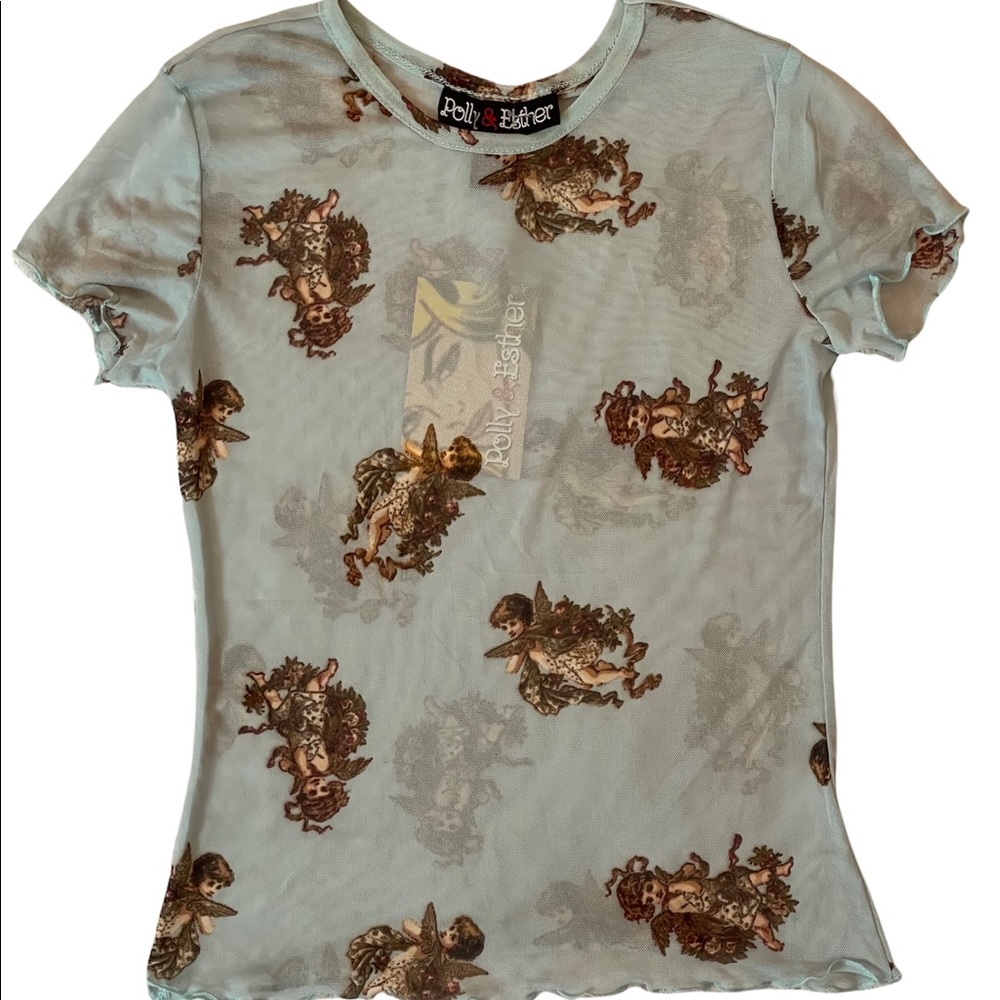 Teal Blue Shear Short Sleeve Shirt